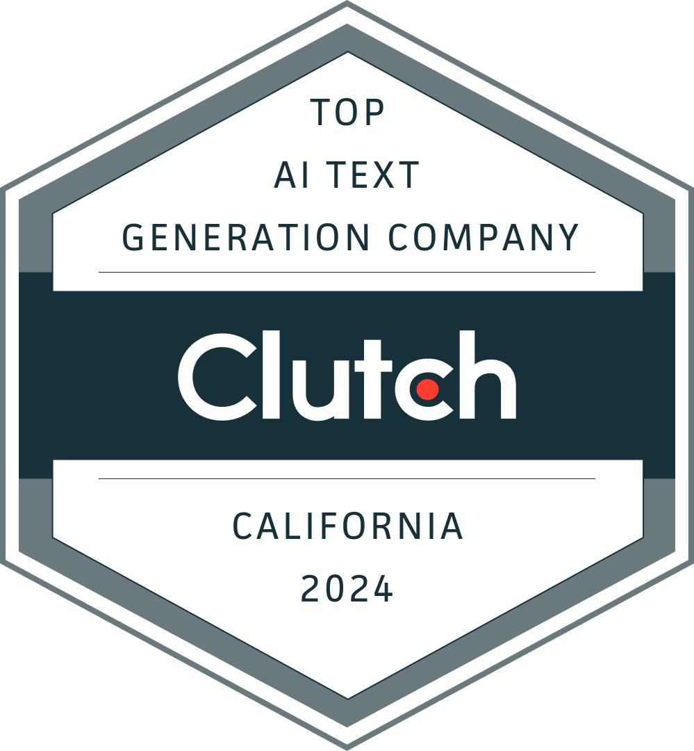 Clutch Top AI Text Generation Company California 2024