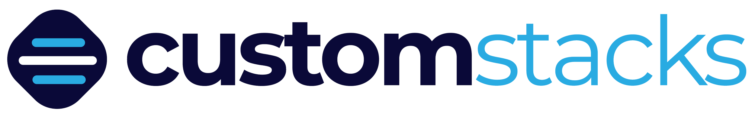 Custom Stacks Full Logo Positive